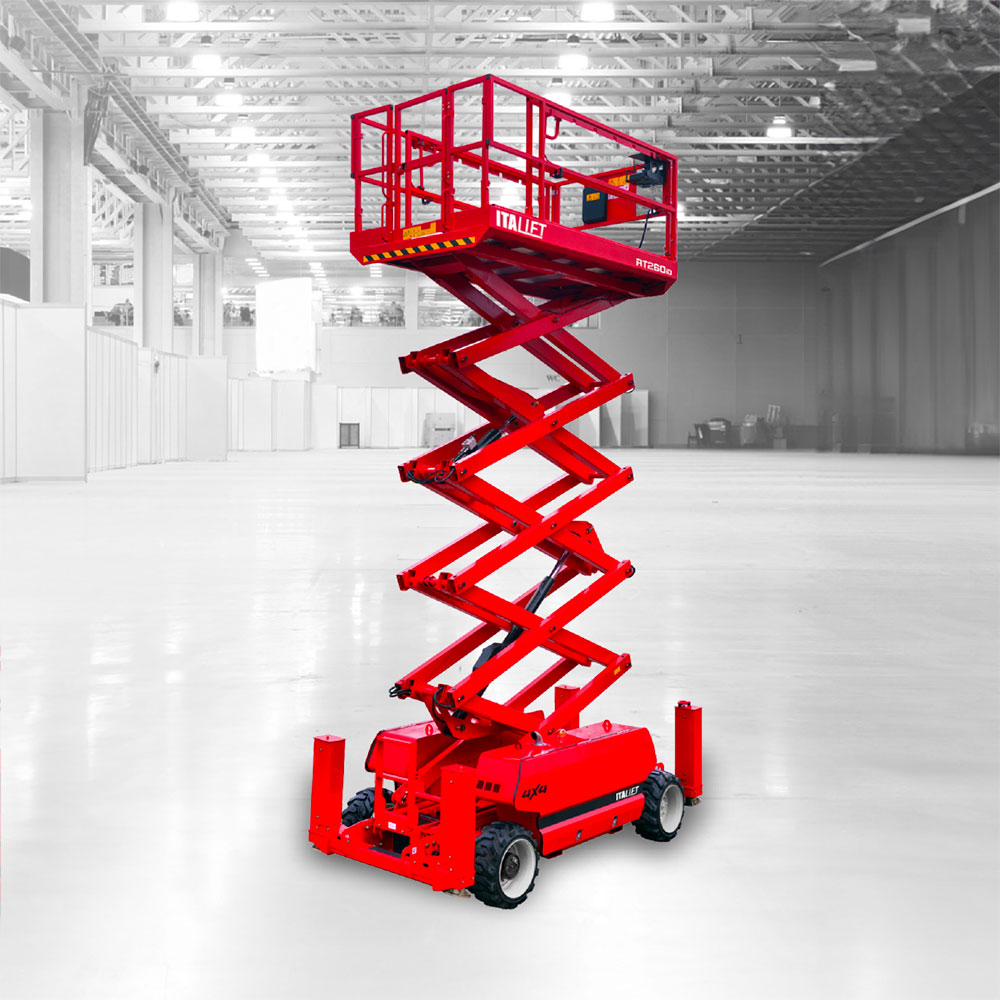 Piattaforma aerea Diesel a pantografo 4x4 Heli RT260iD