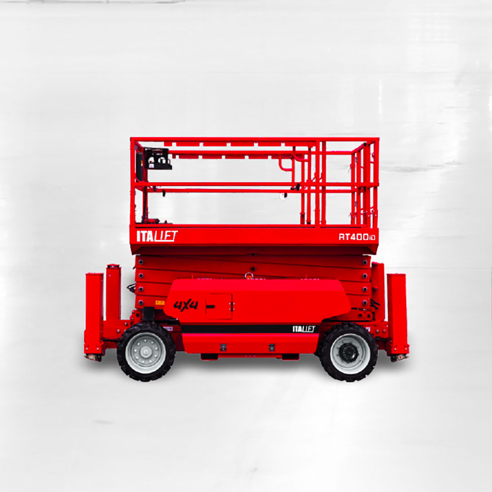 Piattaforma aerea Diesel a pantografo 4x4 Heli RT400iD