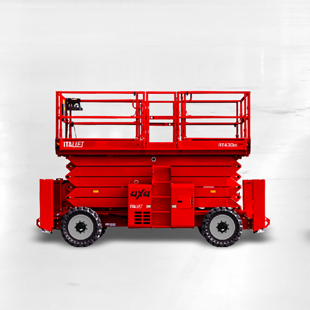 Piattaforma aerea Diesel a pantografo 4x4 Heli RT430iD