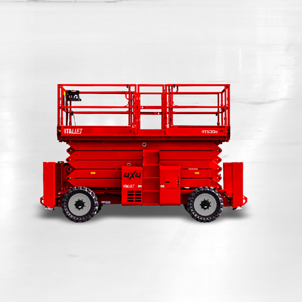 Piattaforma aerea Diesel a pantografo 4x4 Heli RT530iD