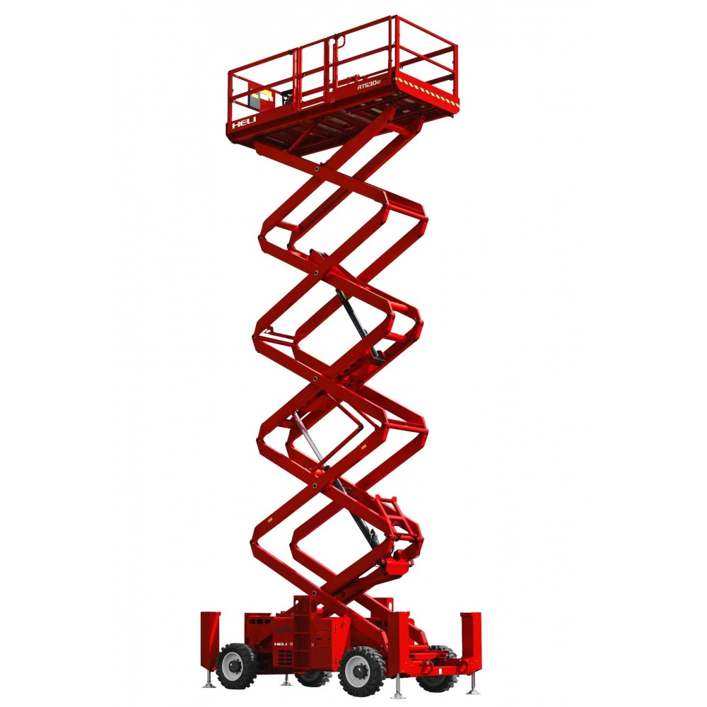 Piattaforma aerea Diesel a pantografo 4x4 Heli RT530iD